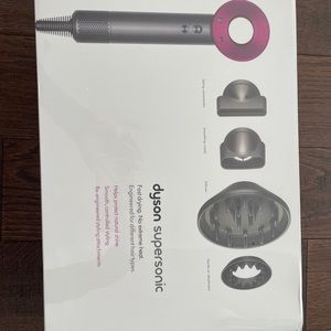 Dyson Supersonic Hair Dryer, Iron/Fuchsia brand new in unopened box.
